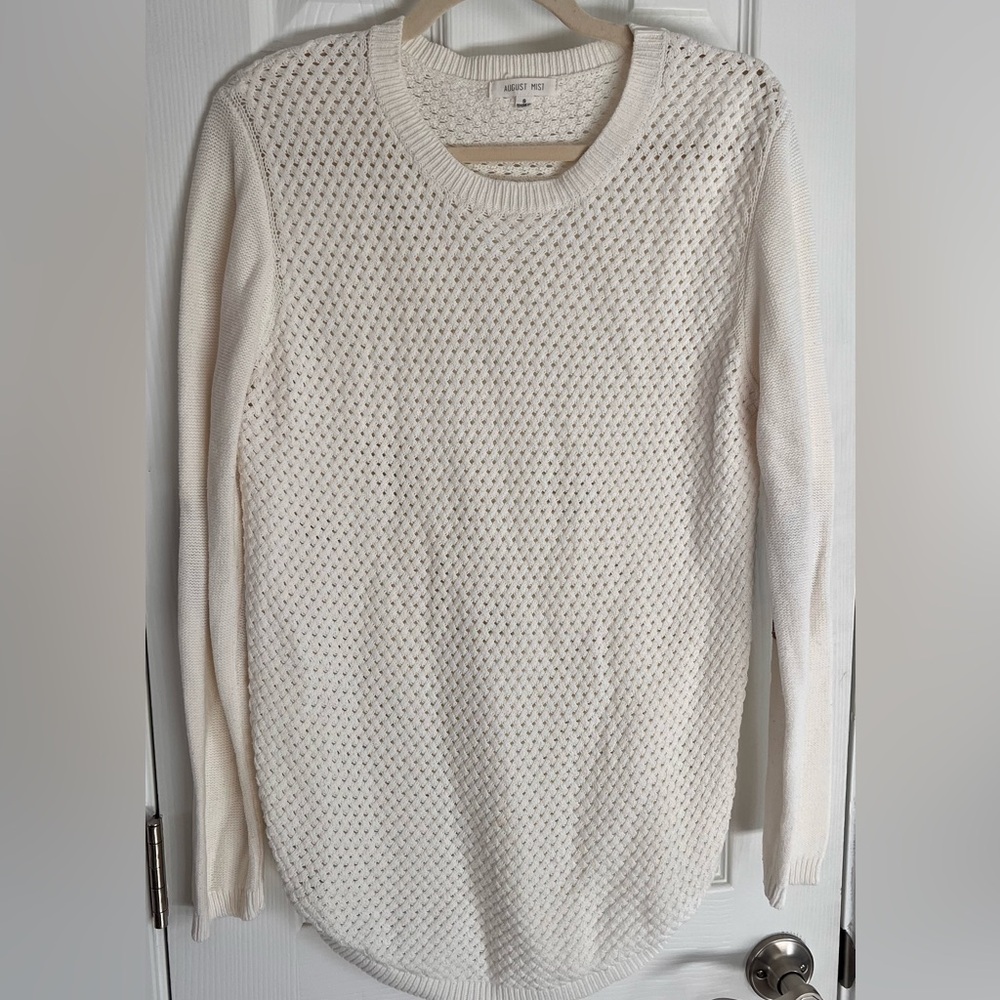 August Mist Small Stitch Fix Cream Sweater